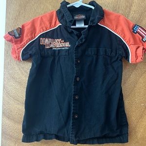 Harley Davidson 4T button up shirt